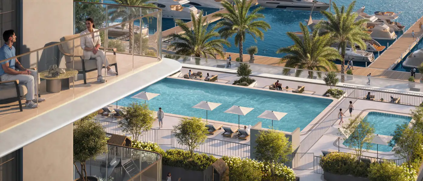 آپارتمان های لوکس پیر پوینت از اعمار در منطقه مینا راشد