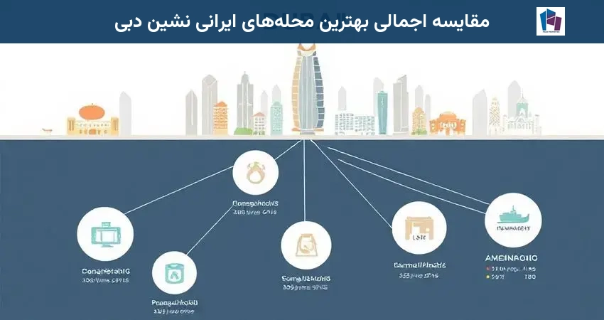 مقایسه اجمالی بهترین محله‌های ایرانی نشین دبی