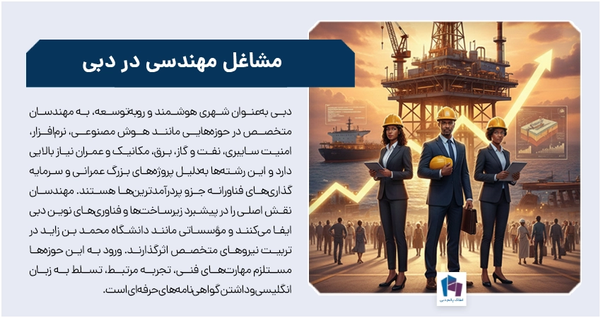 مهندسان: از فناوری اطلاعات تا نفت و ساخت و ساز