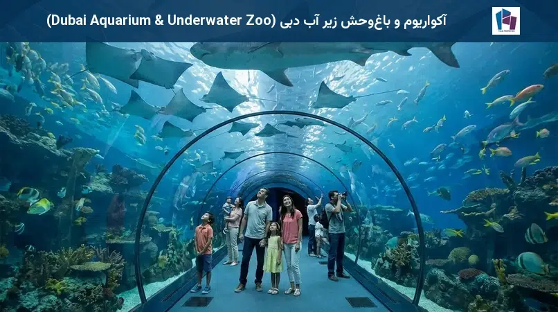 آکواریوم و باغوحش زیر آب دبی (Dubai Aquarium & Underwater Zoo)