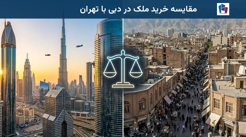 مقایسه خرید ملک در دبی با تهران