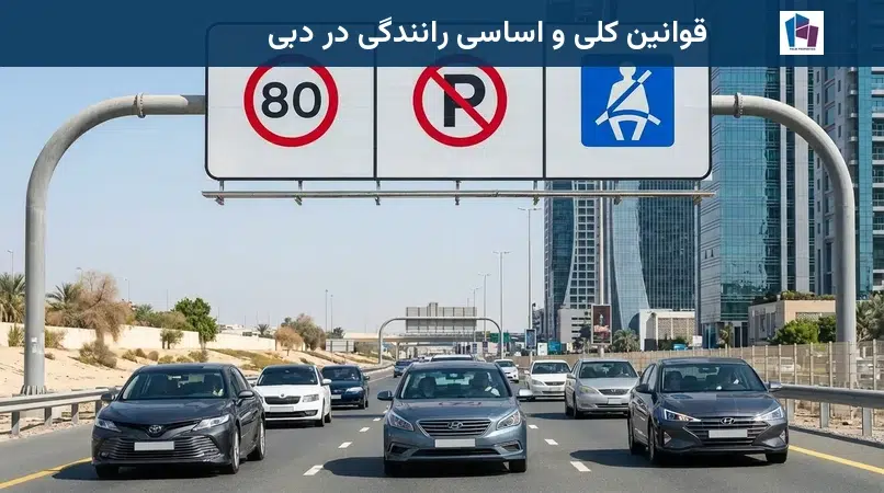 قوانین کلی و اساسی رانندگی در دبی