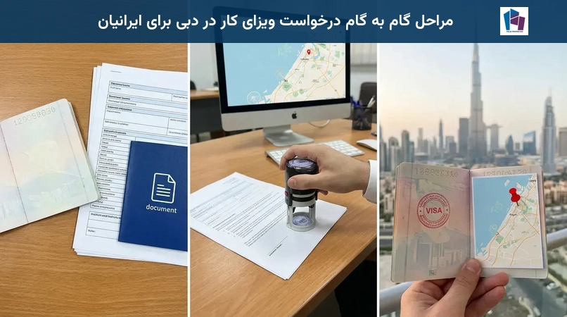 مراحل گام به گام درخواست ویزای کار در دبی برای ایرانیان
