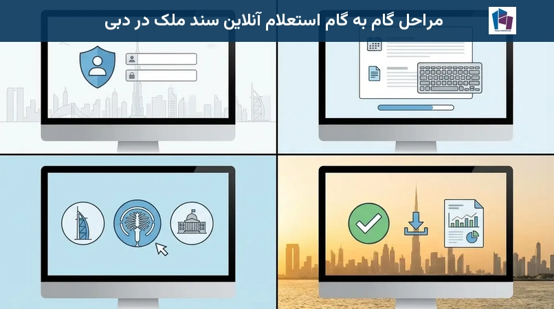 مراحل گام به گام استعلام آنلاین سند ملک در دبی