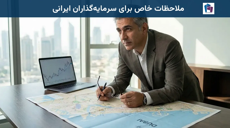 ملاحظات خاص برای سرمایهگذاران ایرانی