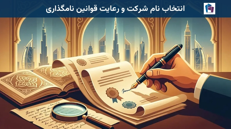 انتخاب نام شرکت و رعایت قوانین نامگذاری